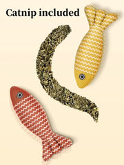 Teeth Grinding Catnip Fish Toy