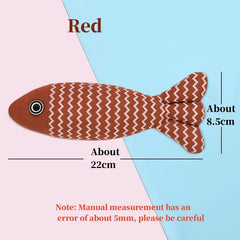 Teeth Grinding Catnip Fish Toy