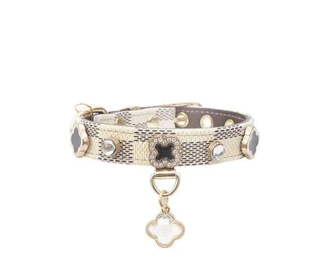 Lucky Clover Luxury Cat & Dog Collar