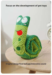 Snail-Shaped Treat Dispenser Toy