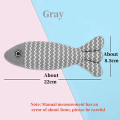 Teeth Grinding Catnip Fish Toy