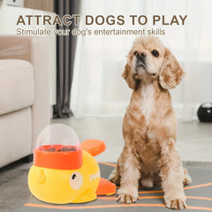 Duck-Shaped Interactive Dog Treat Dispenser
