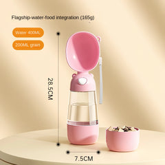Portable water and food bottle