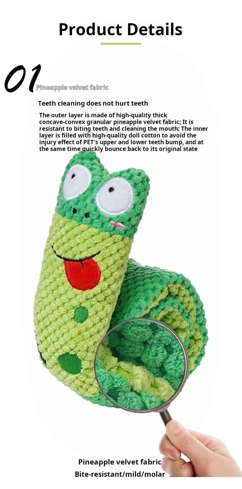 Snail-Shaped Treat Dispenser Toy