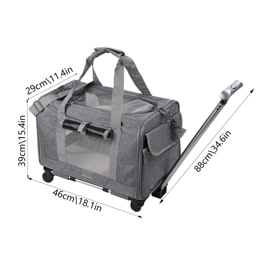Large Portable Pet Trolley