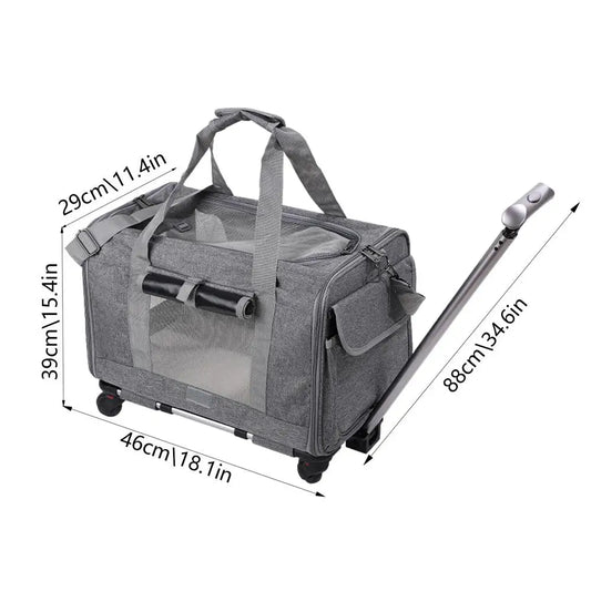 Large Portable Pet Trolley