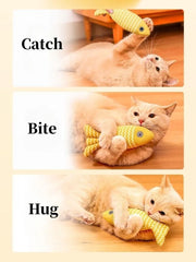 Teeth Grinding Catnip Fish Toy