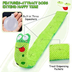 Snail-Shaped Treat Dispenser Toy